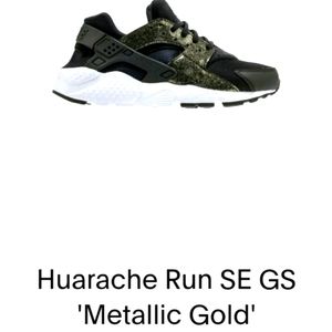 Huarache Run SE GS 'Metallic Gold'